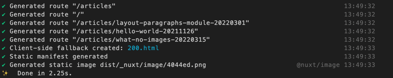 Serverless image generation